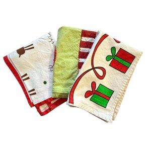 Tag Christmas/Winter Kitchen Dish Towels Lot of 3